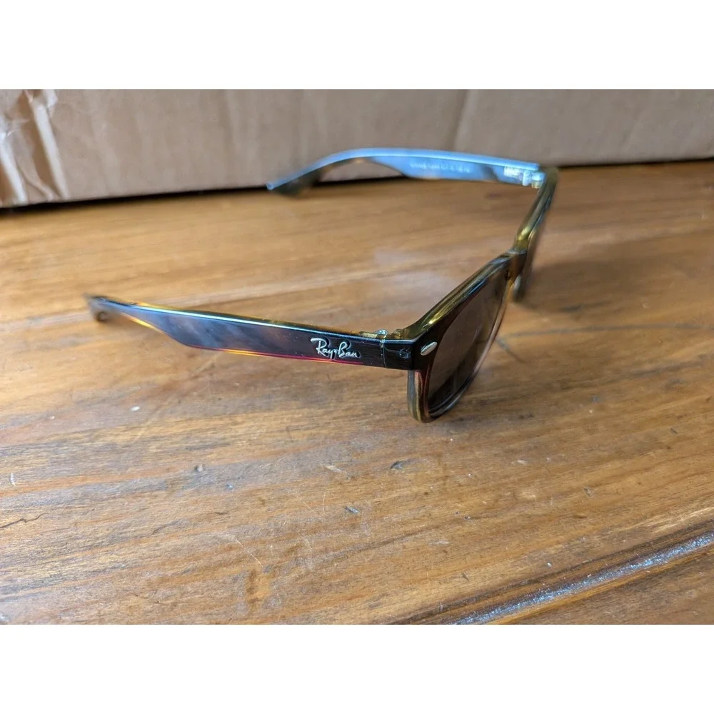 Ray-Ban Junior Sunglasses RJ 9052S 152/73 Brown Horn Rim 47-15-125 Boys